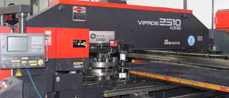 New machine: AMADA VIPROS 2510 KING Punching machine 