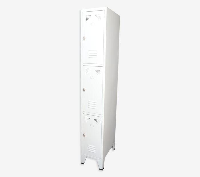 Armoire à Casier Métallique Vérouillable 137 X 38 X 38 Cm Bl 03 0006360